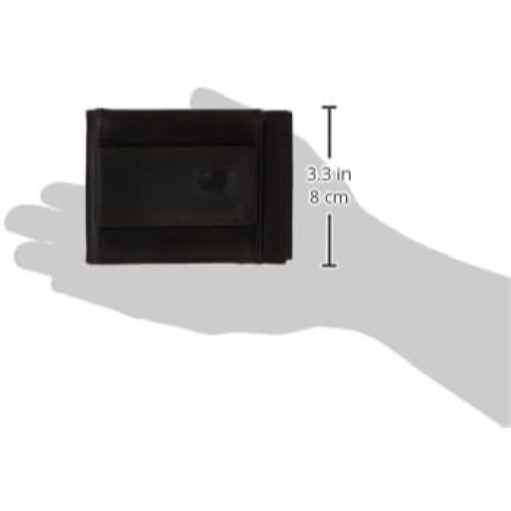 🆕Men Brown Durable Oil Leather Wallets Available in Multiple Style